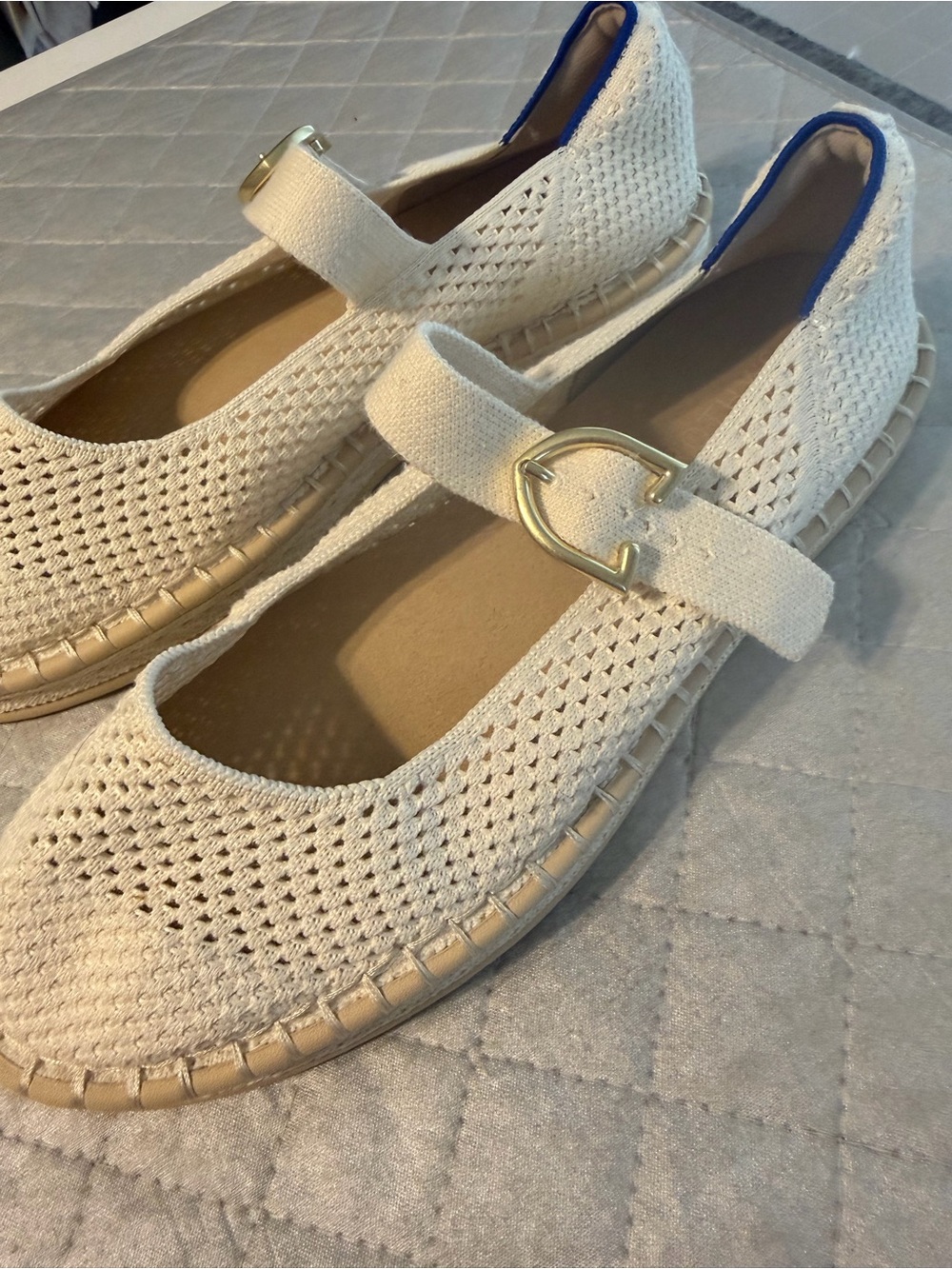 Rothy’s Jasmine Espadrille Mary Jane - Size 9.5 New Without Box - Picture 2 of 9